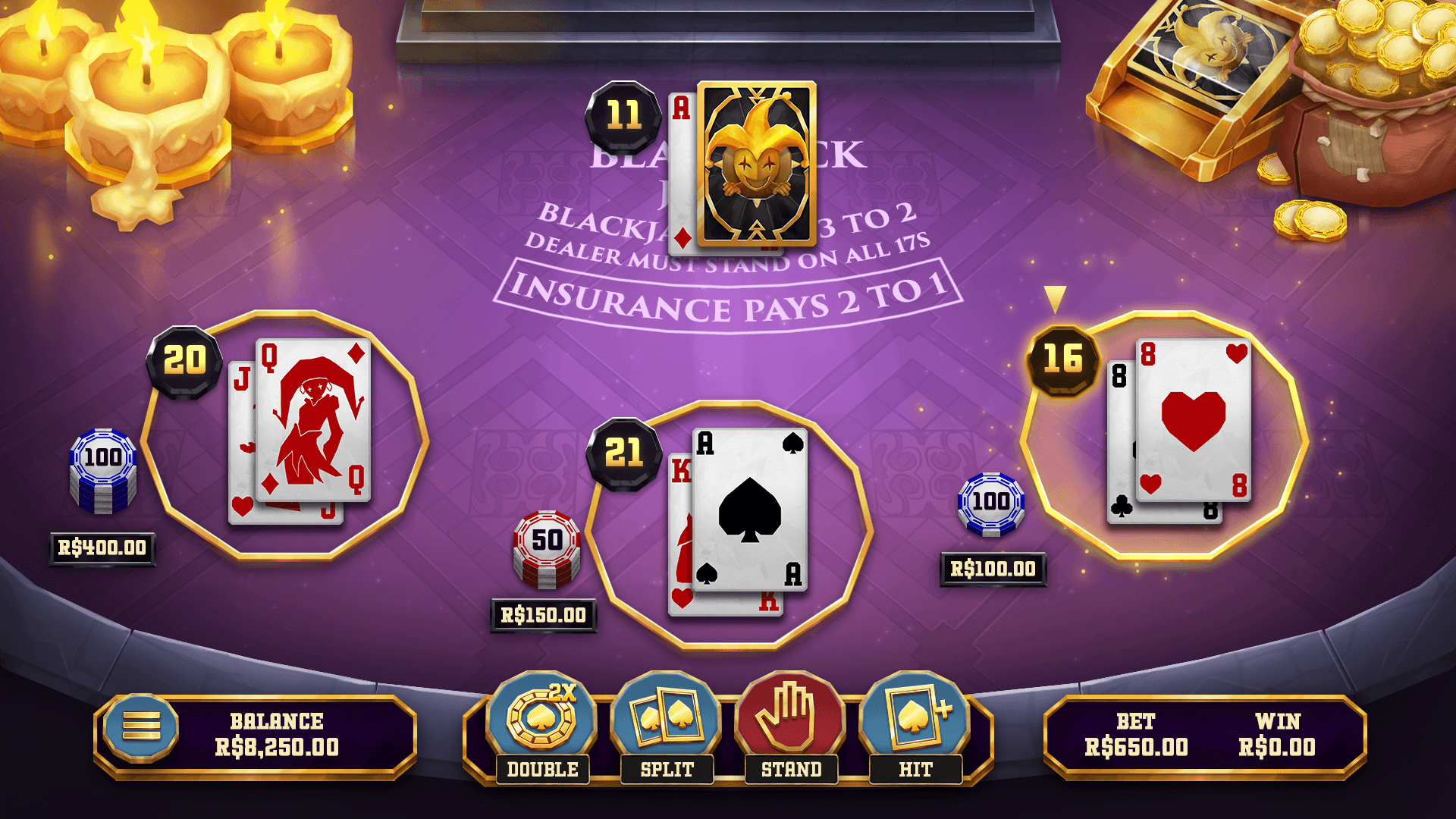 Blackjack Joker screenshot 2